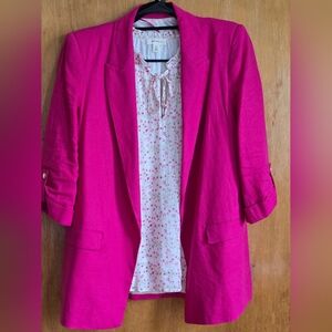 Zara Pink Blazer Suit Jacket